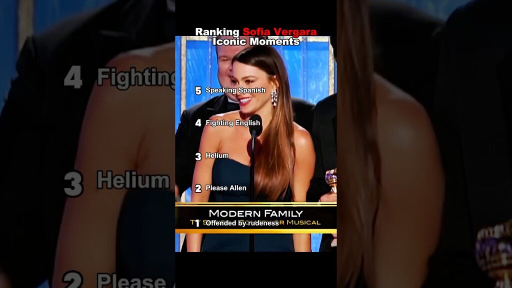 Ranking Sofia Vergara's iconic moments #ranking #iconicmoments #celebrity #popculture #funnymoments