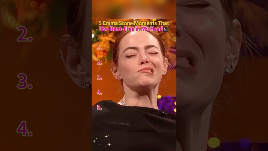 5 Emma Stone Moments That Live Rent-Freein My Head. #EmmaStone #BAFTA
