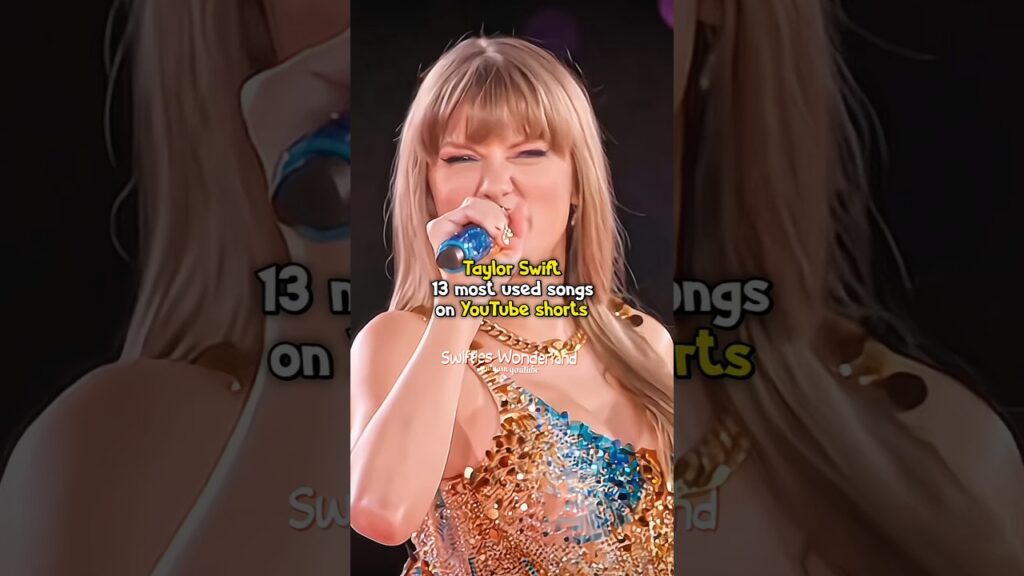 Taylor Swift 13 most used songs on youtube shorts ❤️‍🔥 | #taylorswift #shorts