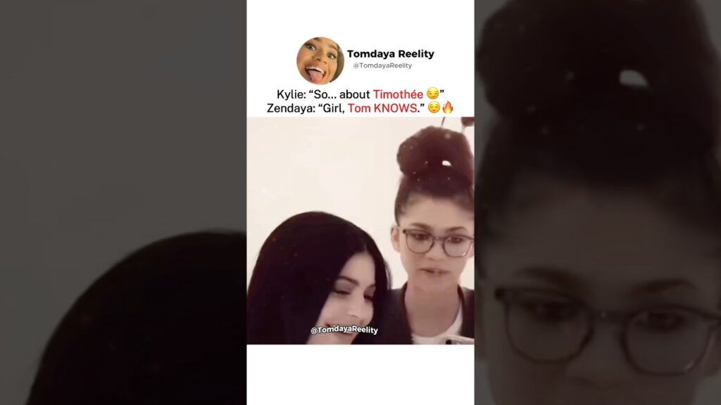 Zendaya and Kylie plotting while Tom & Timothée stay nervous 👀😂#Zendaya #KylieJenner #TomHolland "Zendaya and Kylie plotting while Tom & Timothée stay nervous 👀😂#Zendaya #KylieJenner #TomHolland"