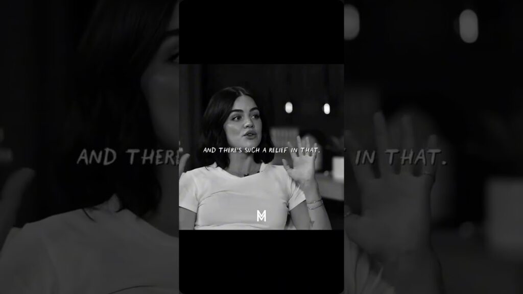 POV :Lucy Hale saying this is a reminder most of us need.You can force, chase, and overthi 🥺❤️‍🩹