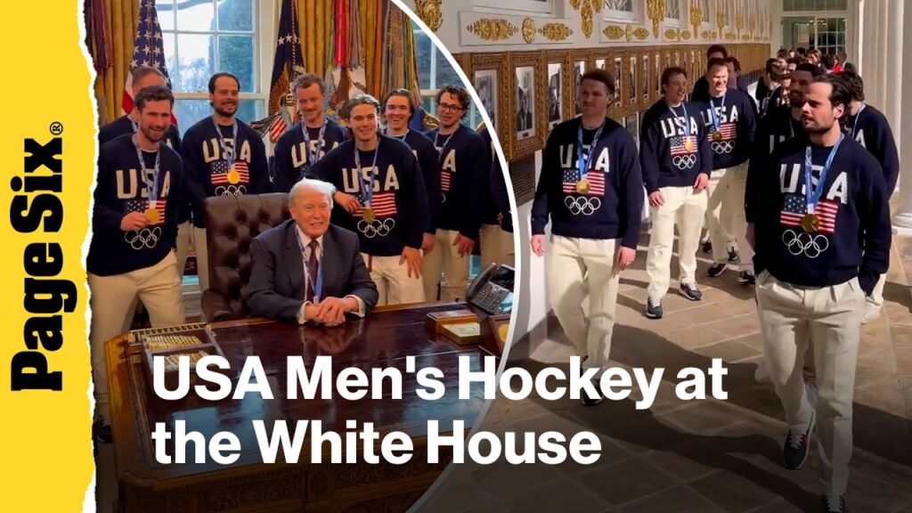 USA Men's Hockey team tours White House, attends State of the Union after winning Olympic gold