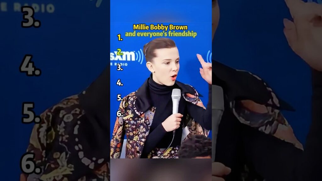 Millie Bobby Brown and everyone's friendship.#funny#MillieBobbyBrown#celebrity#foryou