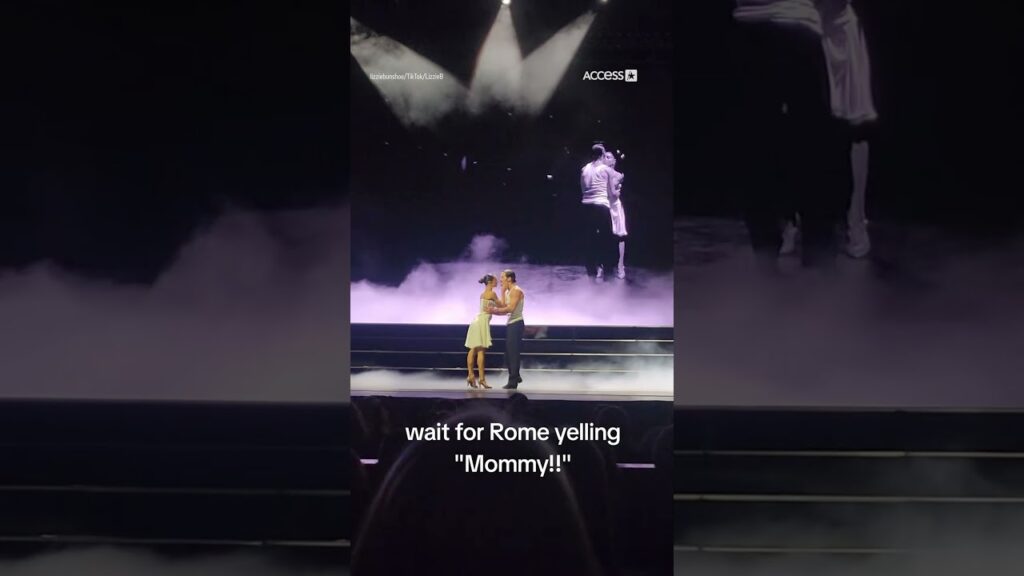 ‘DWTS’ Jenna Johnson & Val Chmerkovskiy’s Son Rome Adorably Yells ‘Mommy!’ During Performance