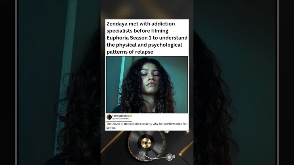 Zendaya met with addiction specialists before filming Euphoria Season 1 to understand the physical Zendaya met with addiction specialists before filming Euphoria Season 1 to understand the physical