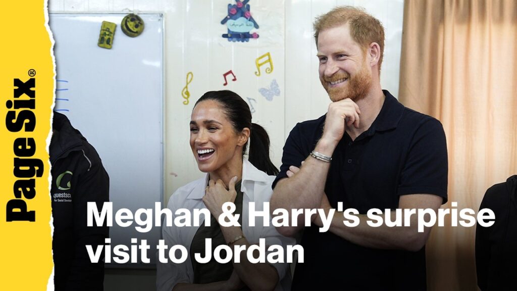 Meghan Markle and Prince Harry step out in Jordan for surprise visit