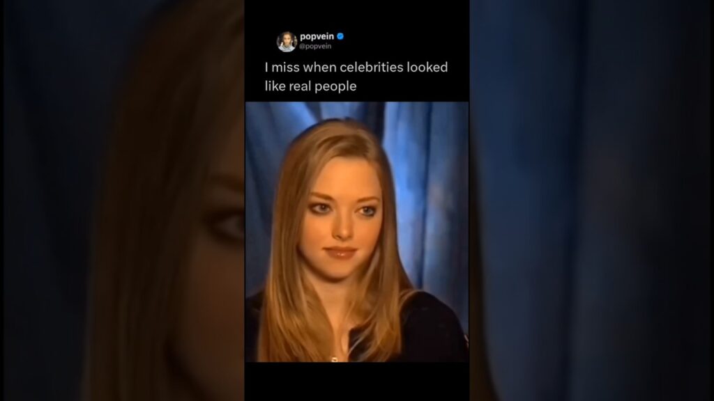 i miss when celebrities looked like real people ❤️