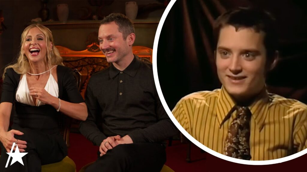 Sarah Michelle Gellar & Elijah Wood Recreate ‘Do You Wear Wigs’ Viral Video Sarah Michelle Gellar & Elijah Wood Recreate ‘Do You Wear Wigs’ Viral Video