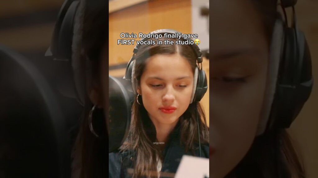 Olivia Rodrigo's FIRST Vocals in the studio again!! #celebrity