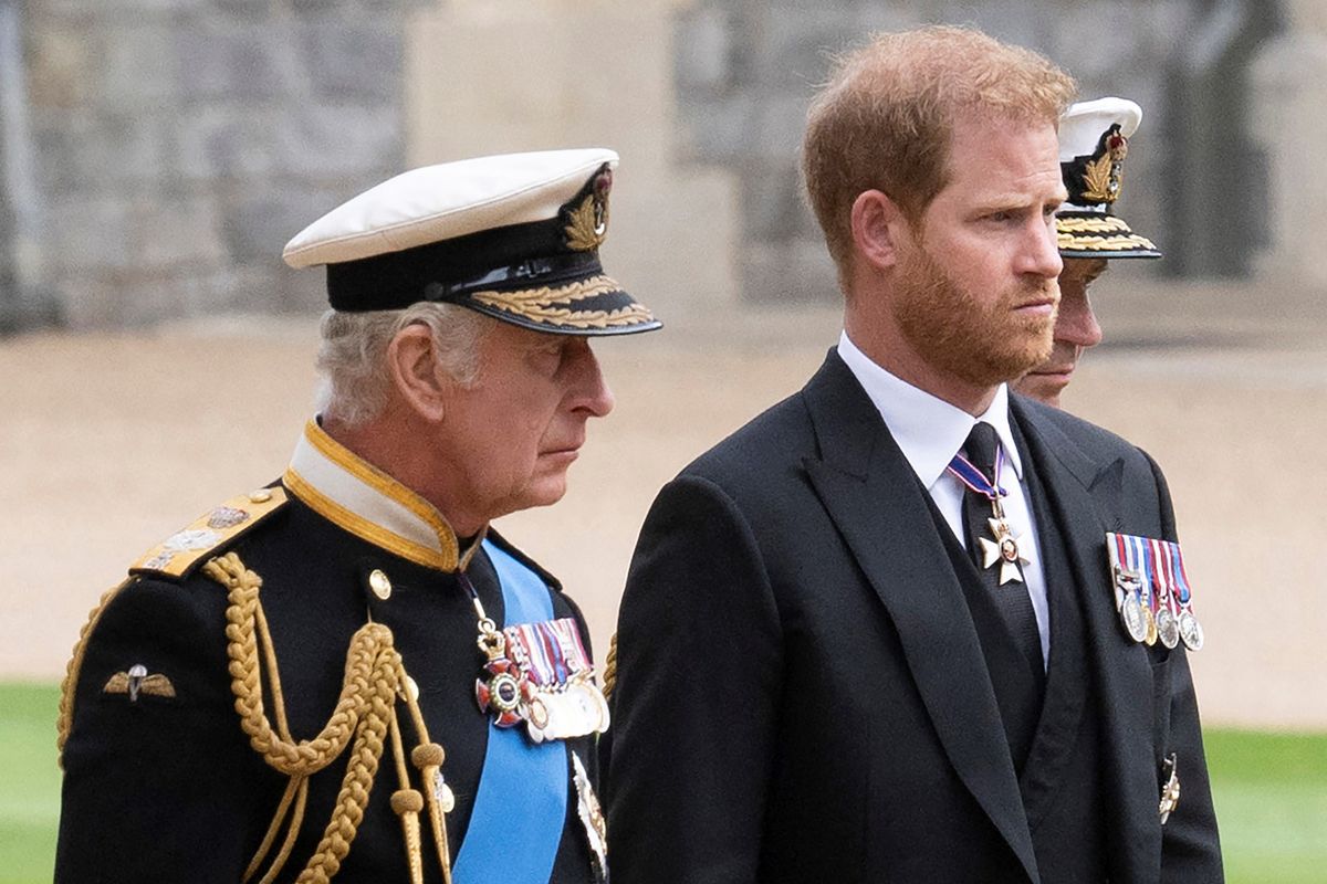 Prince Harry and his estranged father King Charles