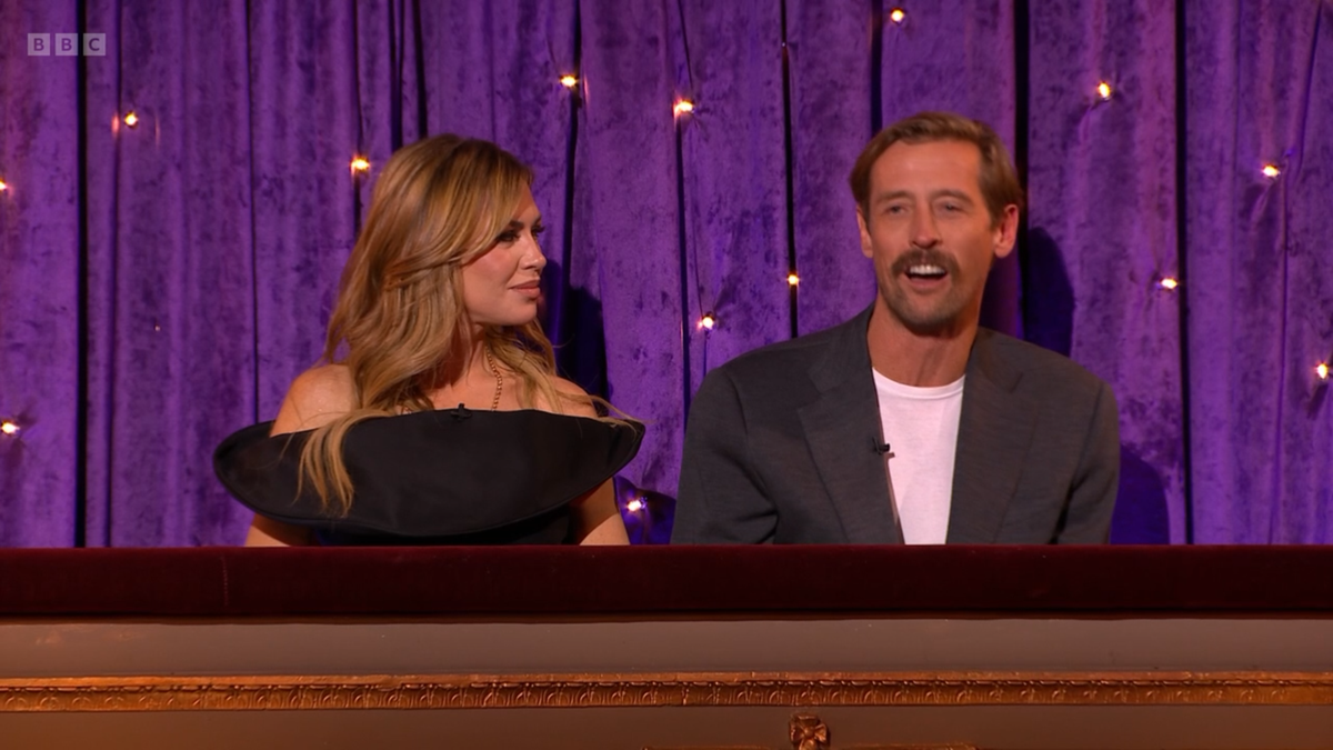 Peter Crouch and wife Abby 