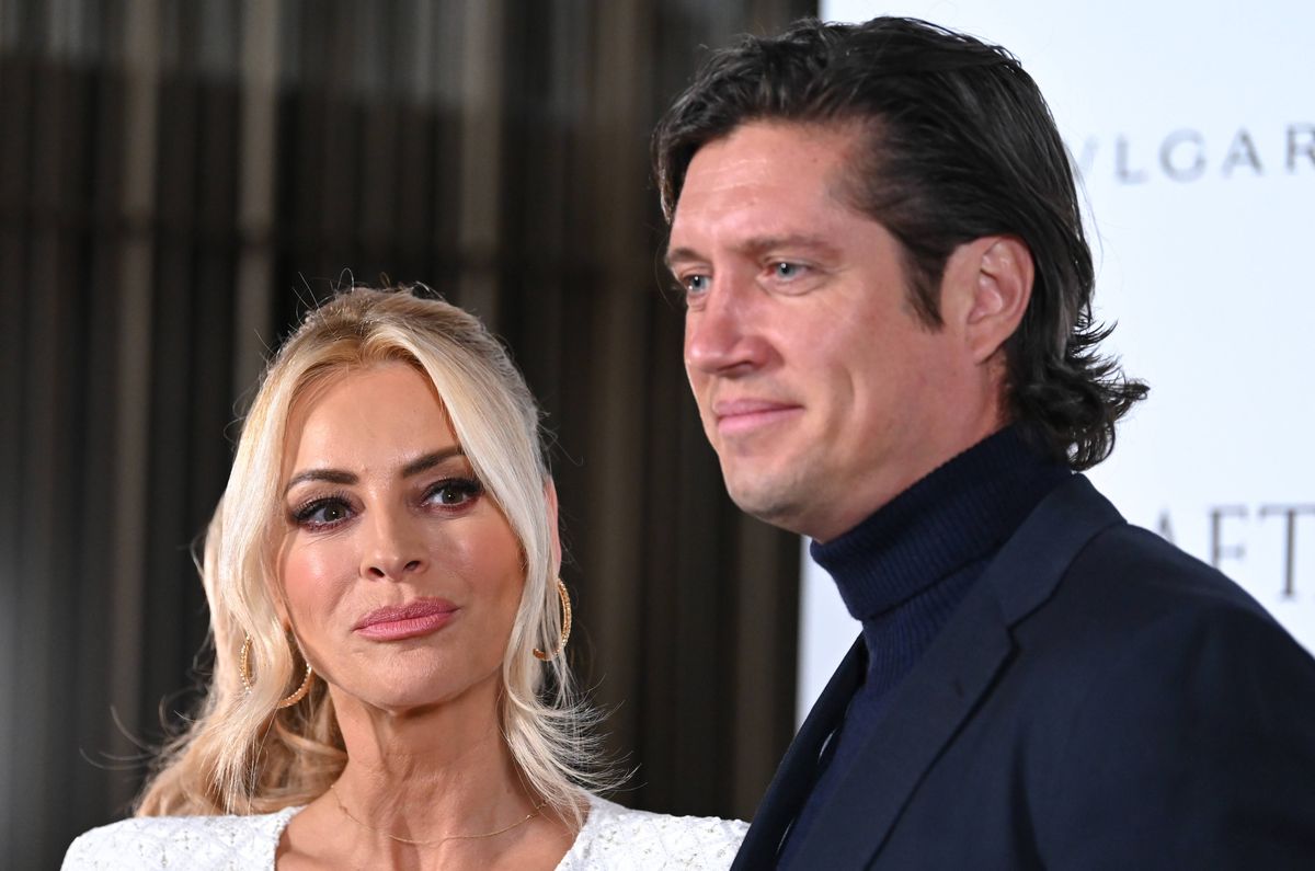 LONDON, ENGLAND - MARCH 11:  Tess Daly and Vernon Kay attend the British Academy Film Awards 2022 Gala Dinner at The Londoner Hotel on March 11, 2022 in London, England. (Photo by Joe Maher/Getty Images)