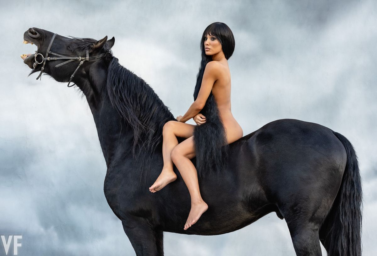 The model posed in Vanity Fair for her exclusive interview