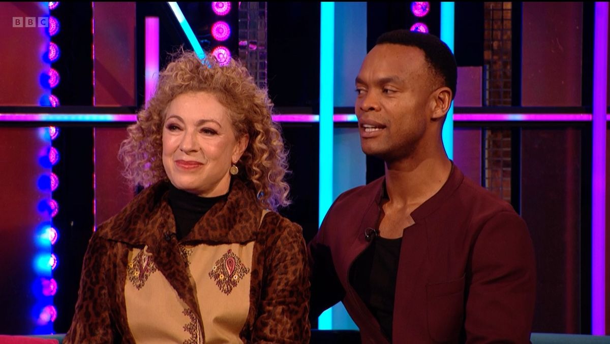 Strictly Come Dancing's Alex Kingston and Johannes Radebe