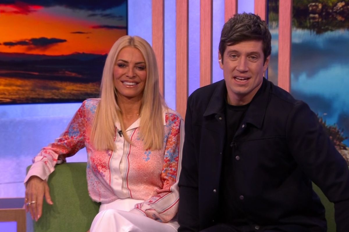 Tess Daly and Vernon Kay hosting The One Show