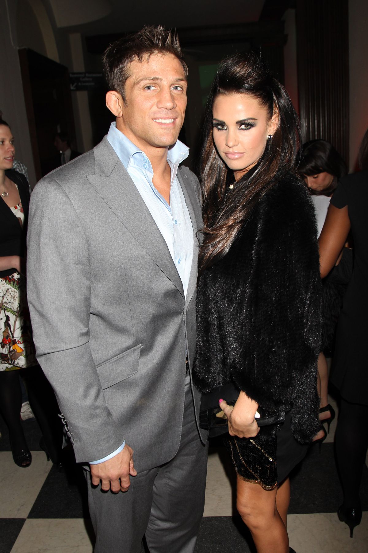Alex Reid and Katie Price at an event in 2010.