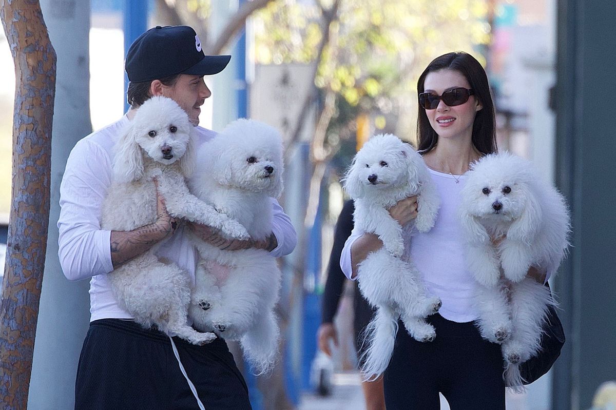 Brooklyn Beckham and Nicola Peltz 