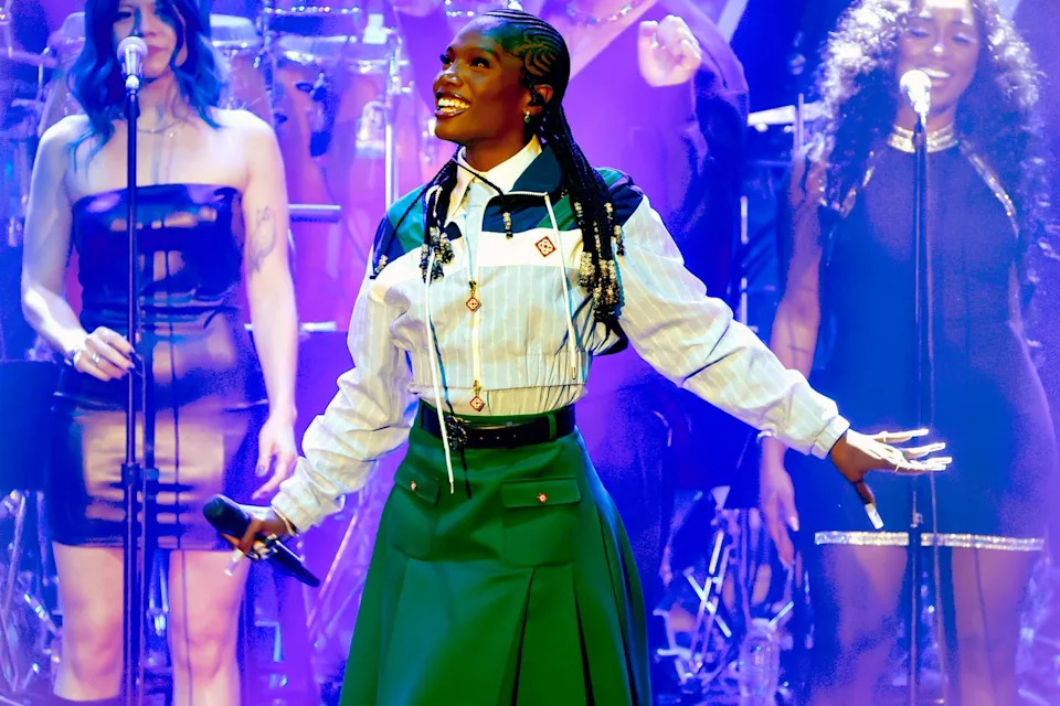 Doechii performs onstage during the 67th Grammy Awards on Feb. 1, 2025 Frazer Harrison/Getty 