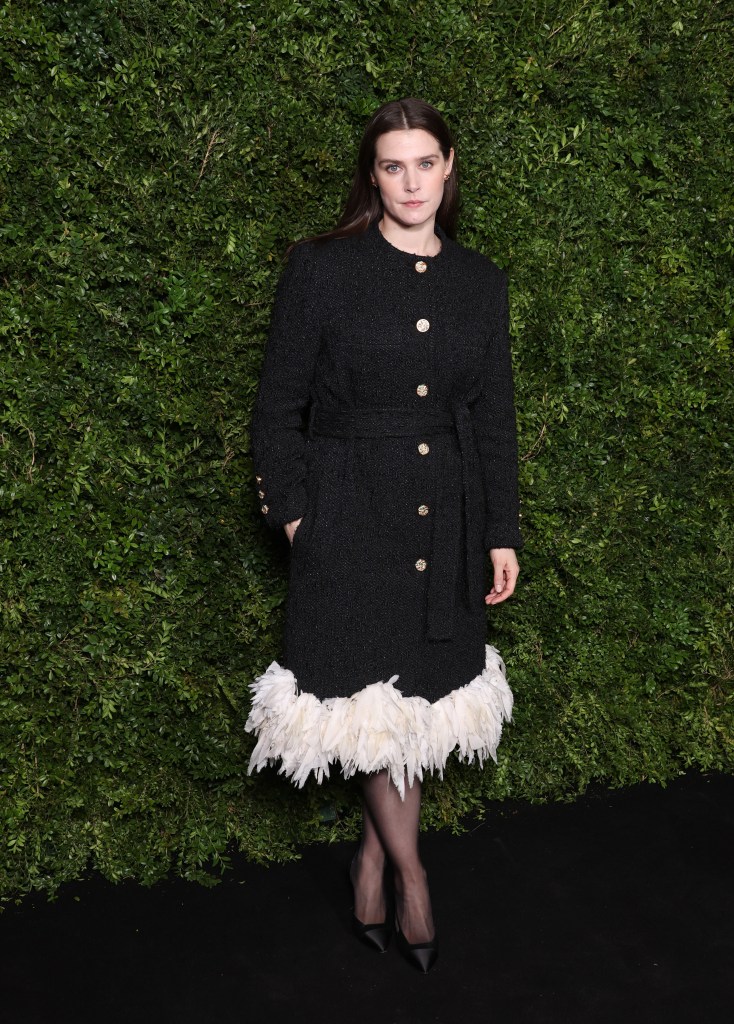 Inga Ibsdotter Lilleaas attends the 2026 Charles Finch and Chanel pre-BAFTA Party.