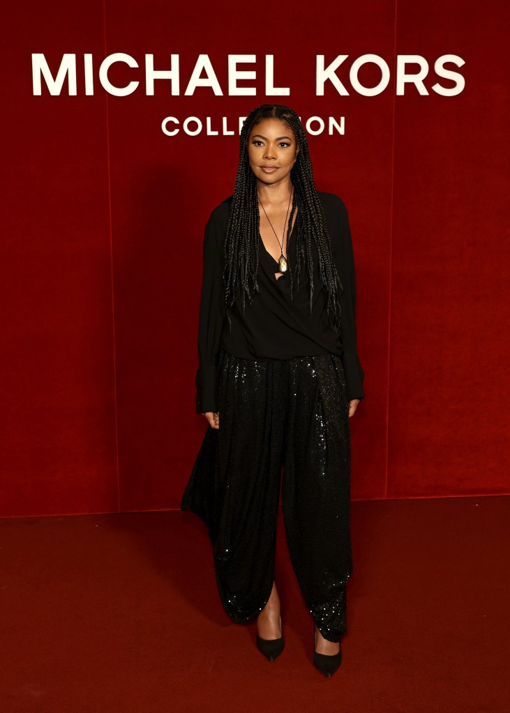 Gabrielle Union attends the Michael Kors Collection Fall/Winter 2026 Runway Show