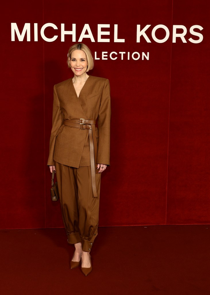 Leslie Bibb attends the Michael Kors Collection Fall/Winter 2026 Runway Show