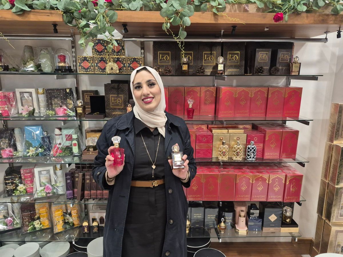 Saj made her own fragrances with a master perfumer of 50 years