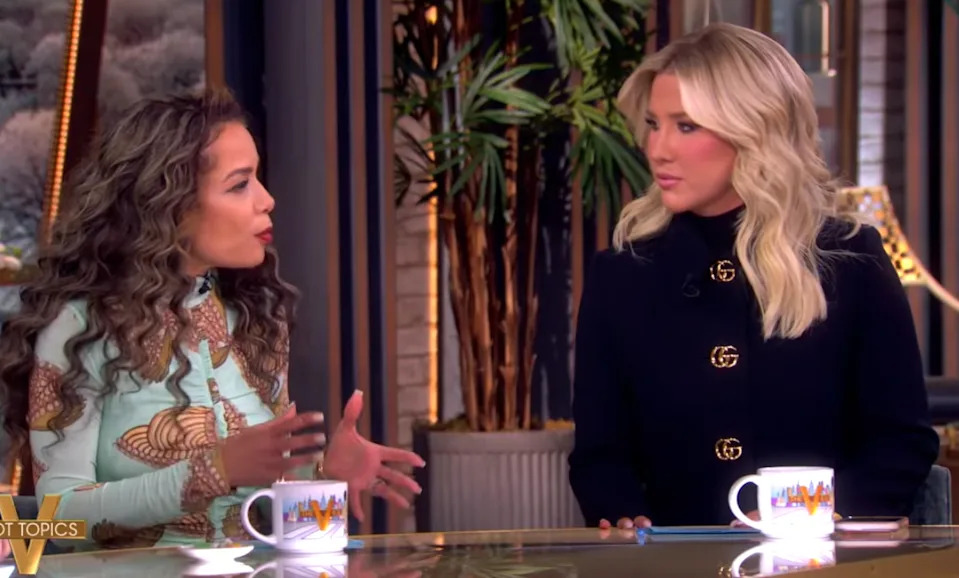 Savannah Chrisley has been seated next to co-host Sunny Hostin during her time as a guest host on 'The View' (ABC)