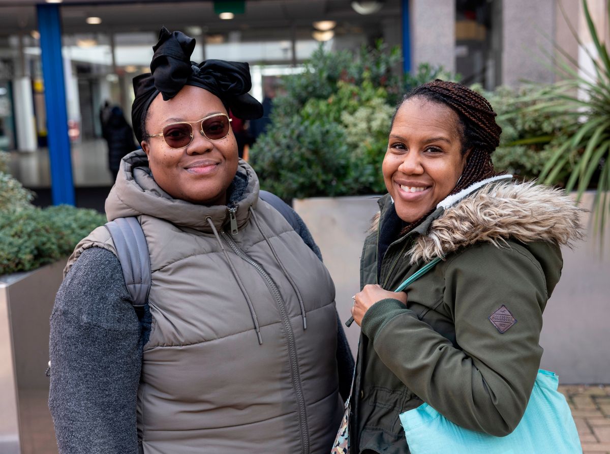 Isis Bernard (left) and Charlene Charles (right) 