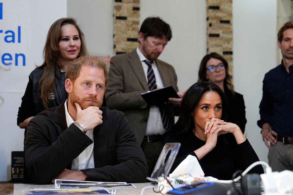 The Duke and Duchess of Sussex visit the World Central Kitchen Food