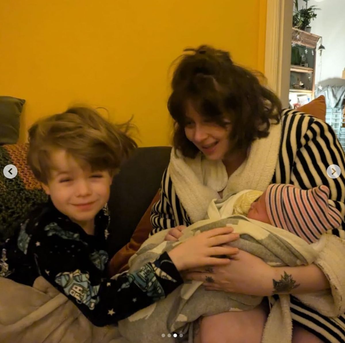 Helena Worthington and her children