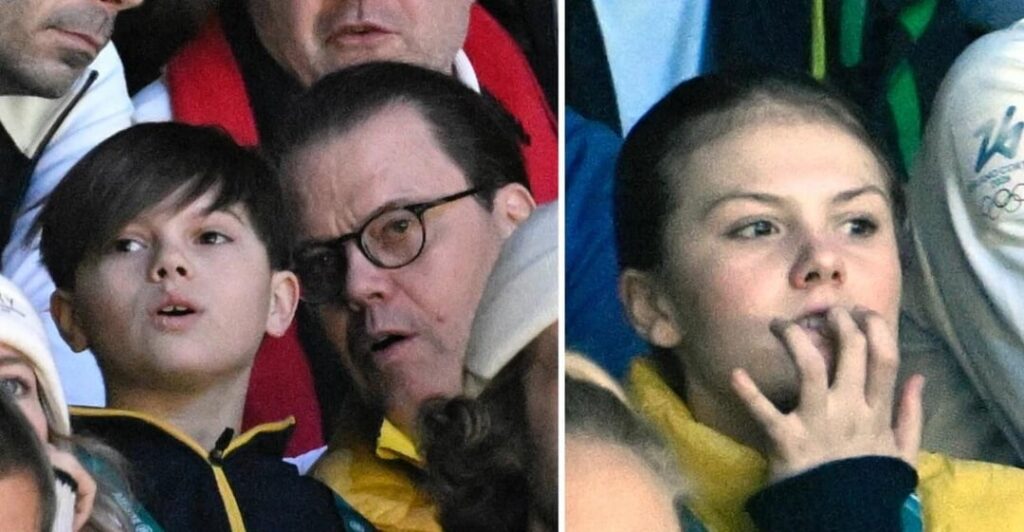 Sweden’s Prince Daniel in Italy with children Estelle and Oscar to watch men's hockey semi-final between Canada and Finland