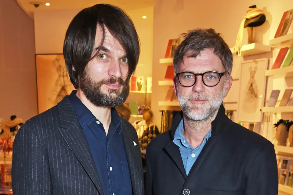Jonny Greenwood and Paul Thomas Anderson in London on Jan. 27, 2018 David M. Benett/Dave Benett/Getty