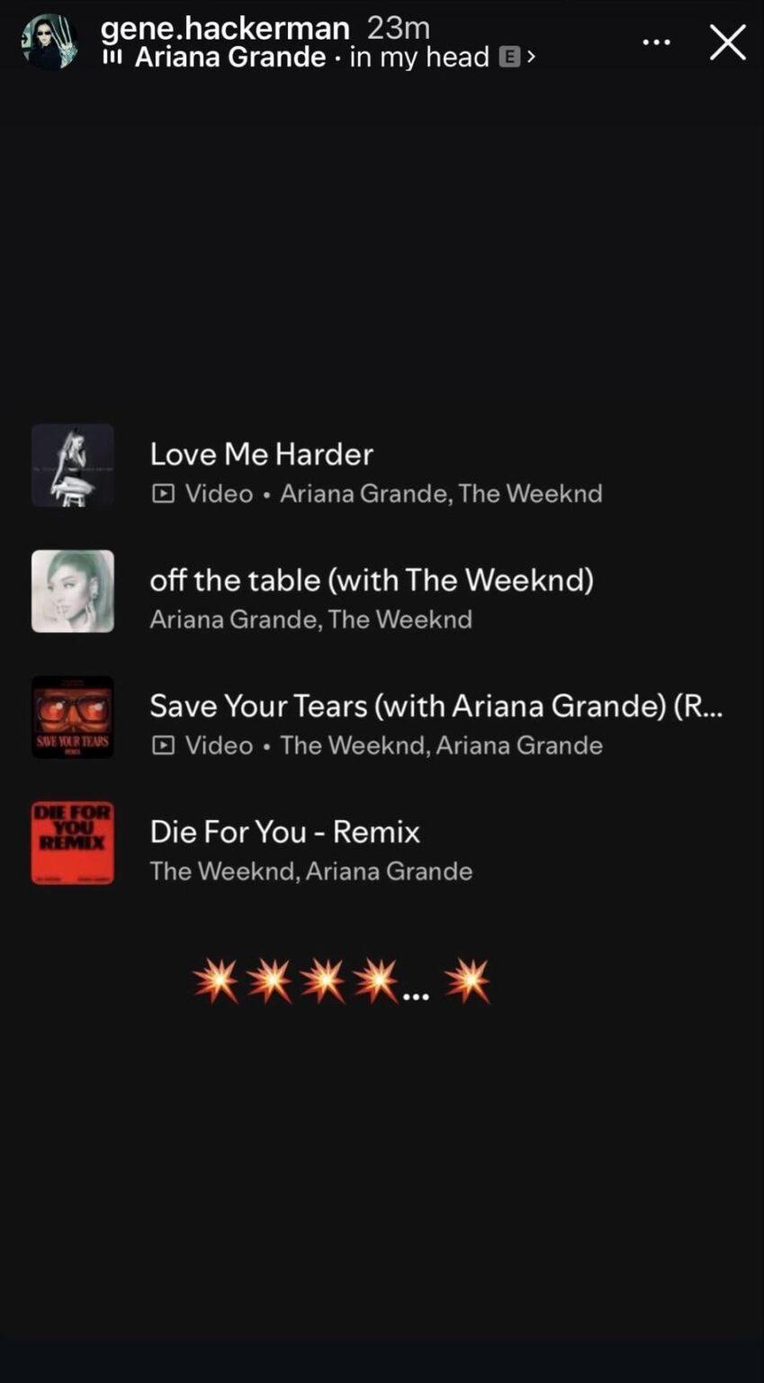 The Weeknd teases a new collaboration with Ariana Grande