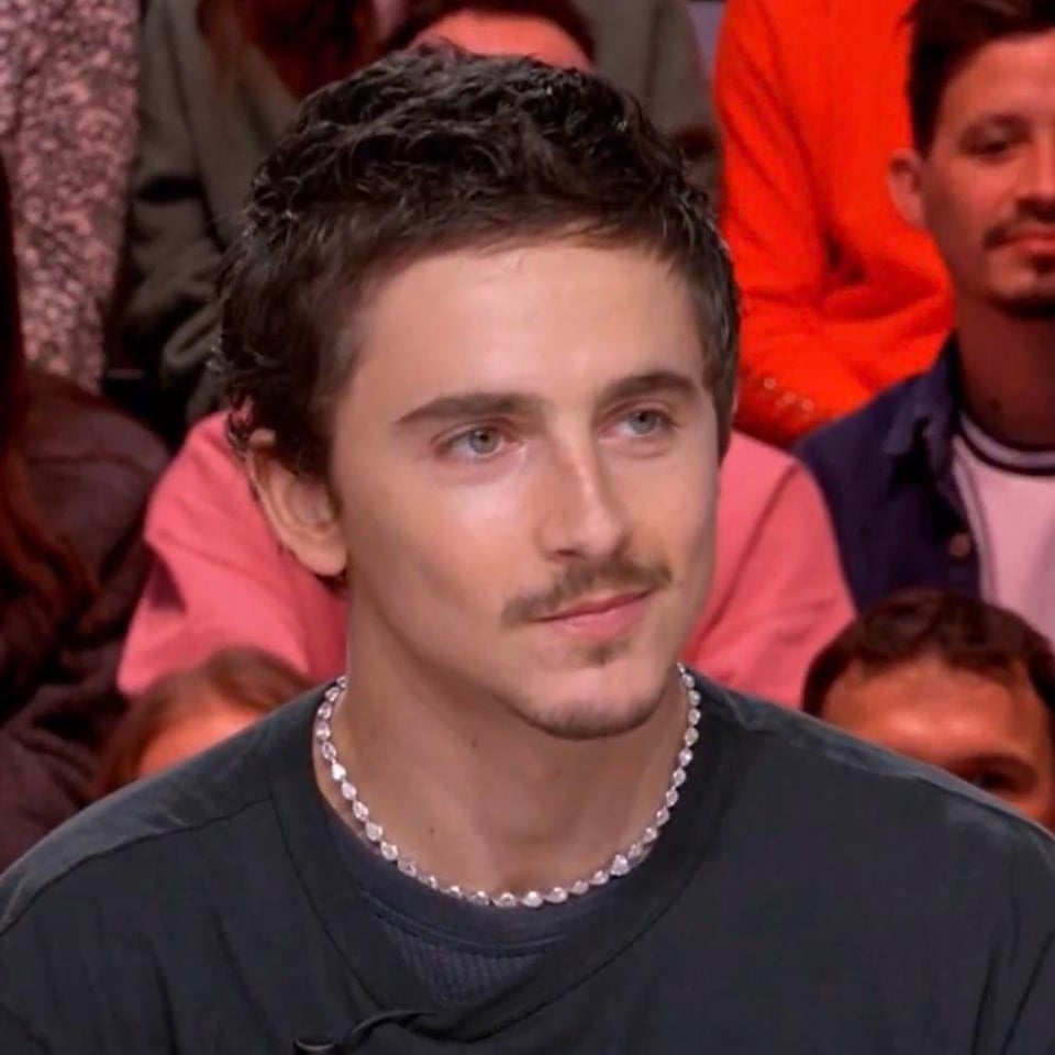 Timothée Chalamet in the French show ‘Quotidien’ (aka, the show with the good lighting)