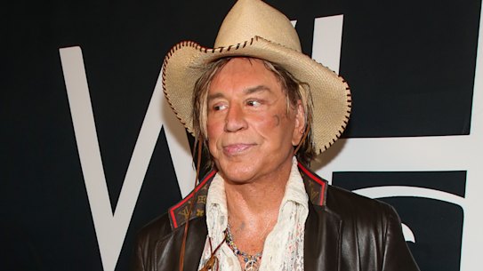 Mickey Rourke in 2022.