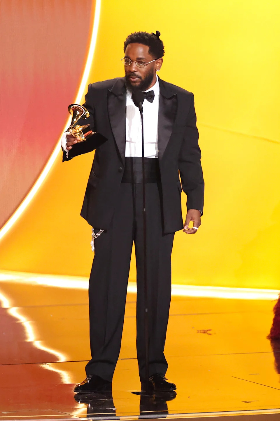 Kendrick Lamar at the 68th GRAMMY Awards held at the Crypto.com Arena on February 01, 2026 in Los Angeles, California.