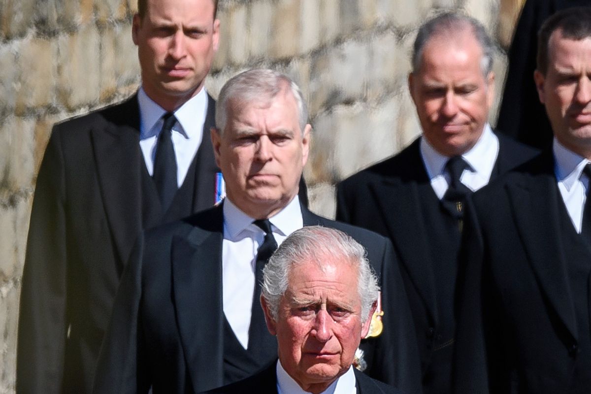 Prince William, Duke of Cambridge and his uncle Andrew