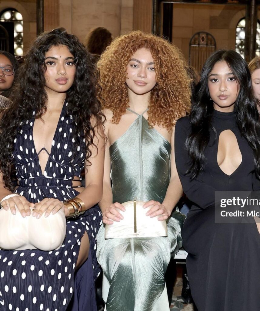 Ksenia Daniela, Avantika and Maitreyi at NYFW