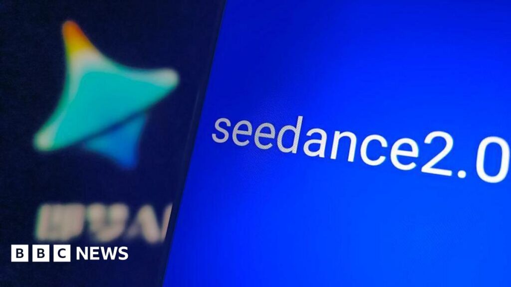 Closeup of Seedance logo