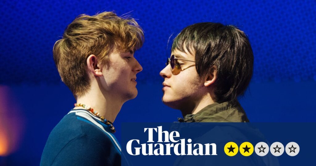 The Battle review – Britpop bickering and 90s nostalgia in Blur v Oasis comedy | Theatre The Battle review – Britpop bickering and 90s nostalgia in Blur v Oasis comedy | Theatre