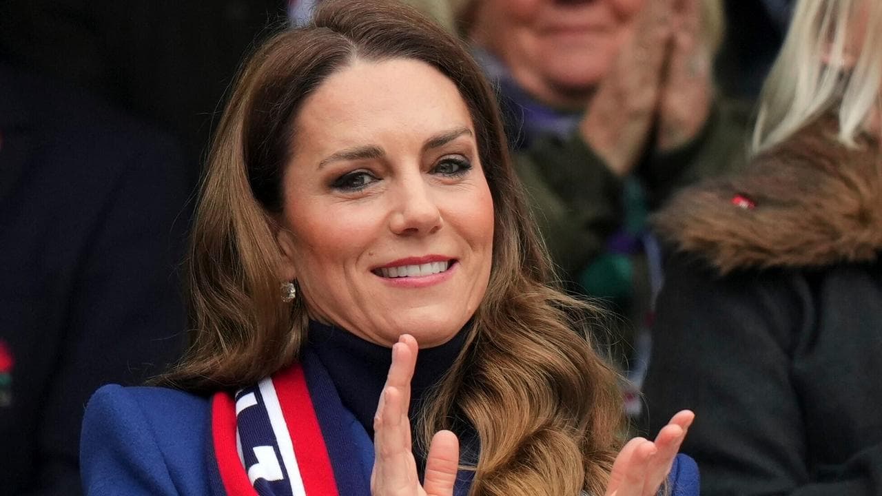 Kate, Princess of Wales, attends the Six Nations rugby union match