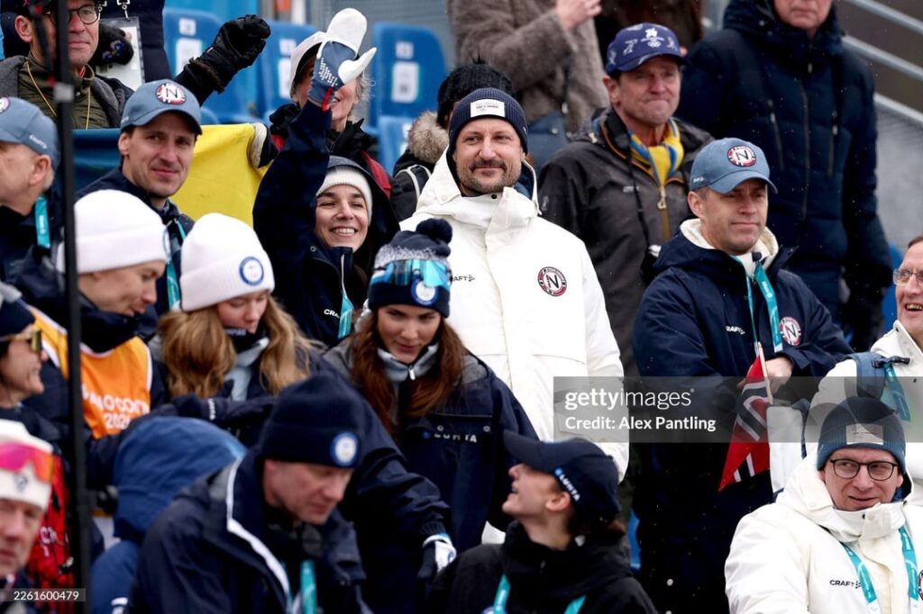 Crown Prince Haakon at the Winter Olympics