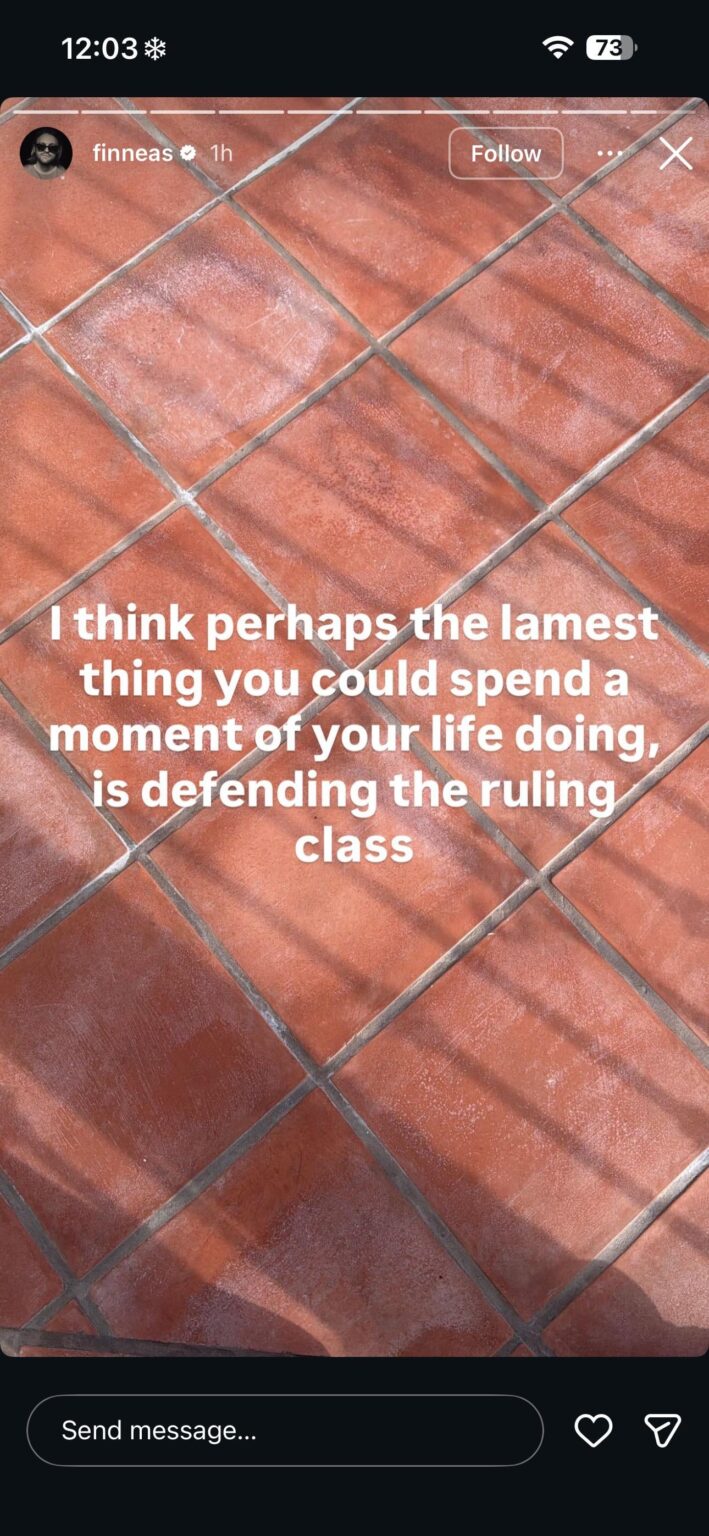 Finneas says what we’re all thinking