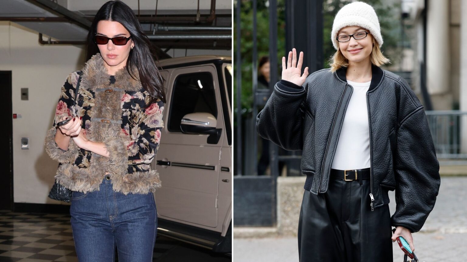 I Walk 20,000 Steps a Day in the High-Vamp Flats Trend at Fashion Week celebrities wearing the high-vamp flats trend