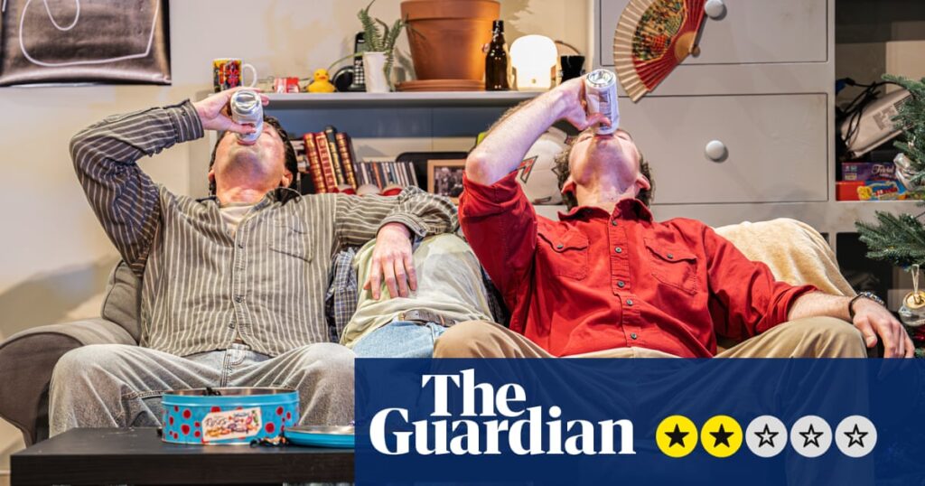 Men Behaving Badly: The Play review – boorish flatmates prattle like it’s 1999 | Theatre