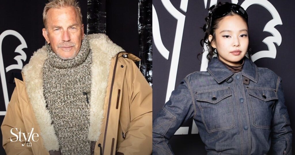 Moncler Grenoble’s show in Aspen, with Kevin Costner and Blackpink’s Jennie attending