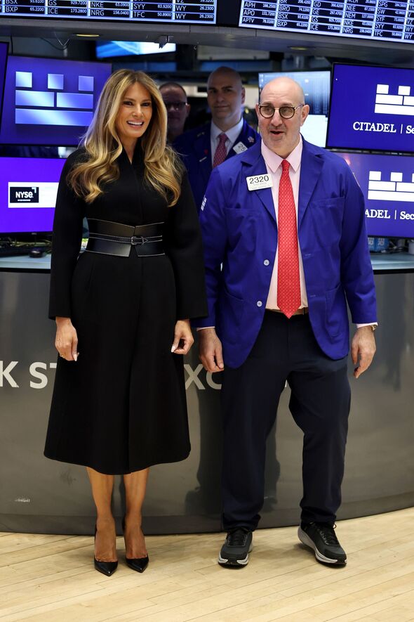 First Lady Melania Trump Rings NYSE Opening Bell 