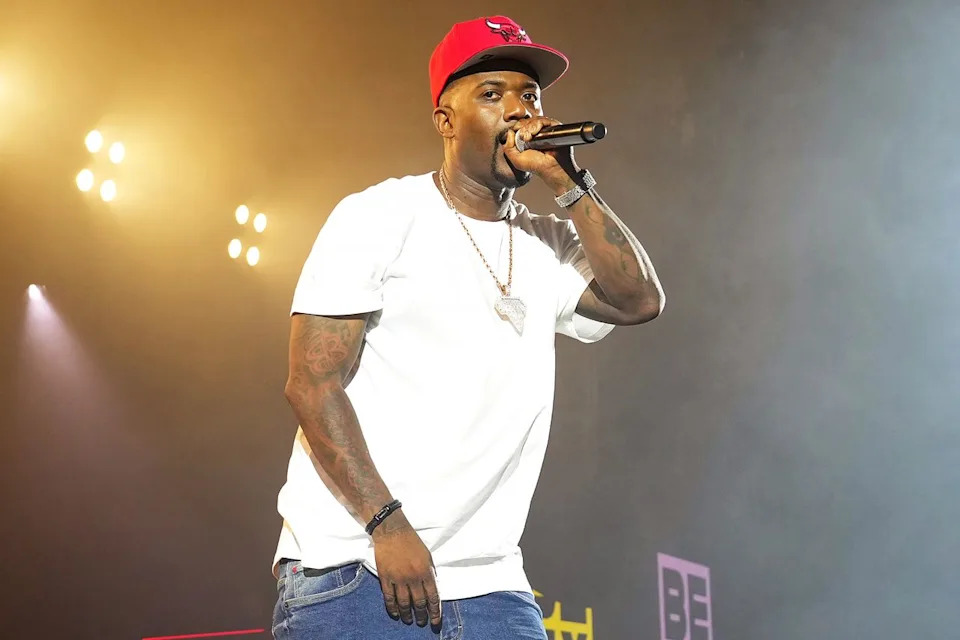 Ray J speaks on the BETX Main Stage: Where Black Music Lives at the 2024 BET Experience Fan Fest in Los Angeles in June 2024 Bennett Raglin/Getty