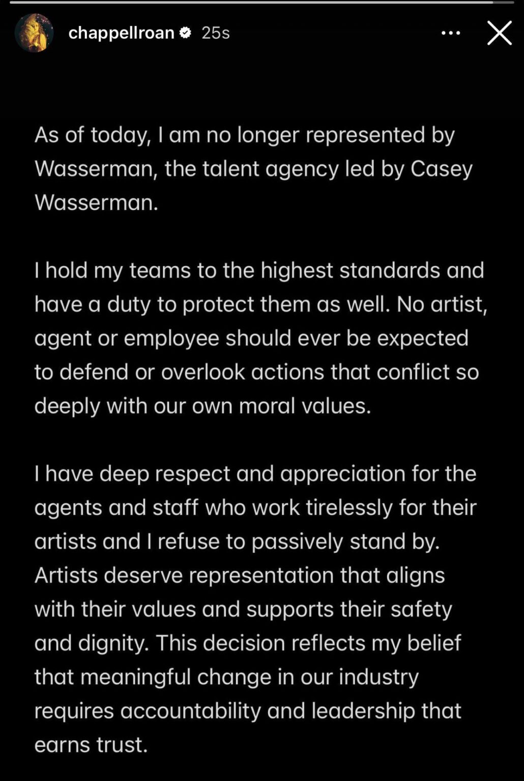 How Chappell Roan chose to respond to her talent agency being run by someone in the Epstein files.