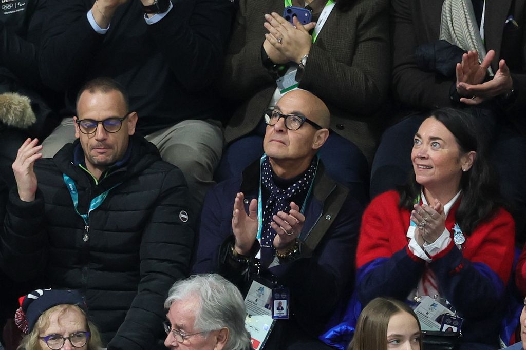 Stanley Tucci in attendance during the Pair Skating - Free Skating Team Event